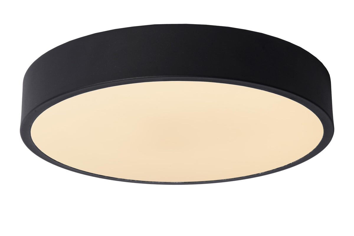 Lucide UNAR plafondlamp Ø 30 cm, zwart