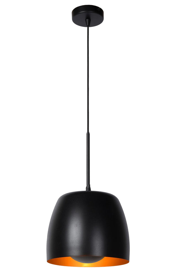 Lucide NOLAN hanglamp Ø 24 cm, E27, zwart