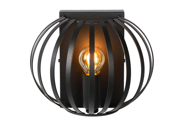 Lucide MANUELA wandlamp E14, zwart