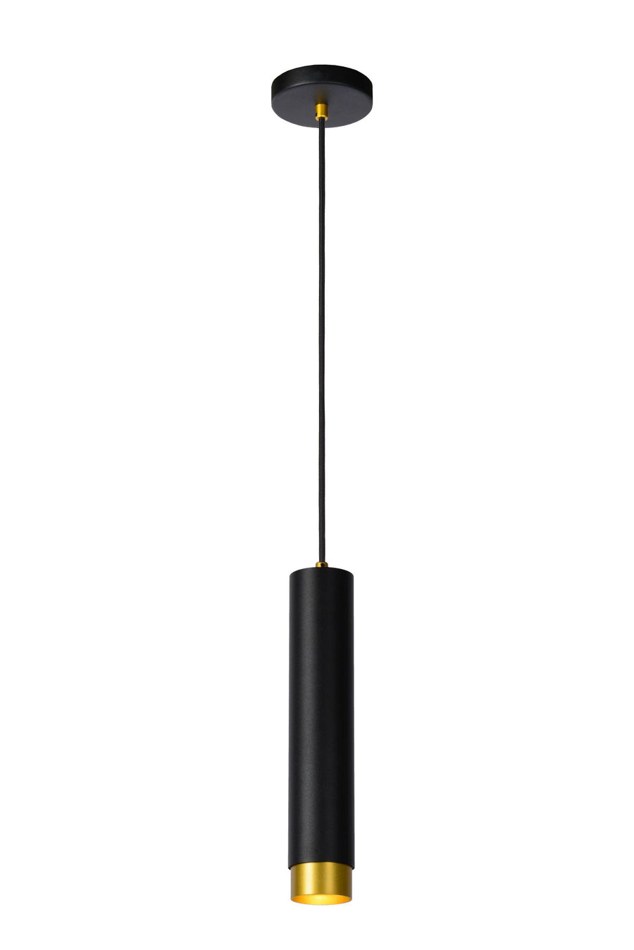 Lucide FLORIS hanglamp Ø 5,9 cm, GU10, zwart