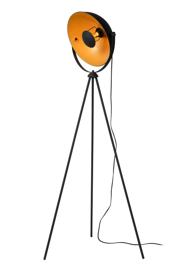 Lucide ALVARO vloerlamp E27, zwart