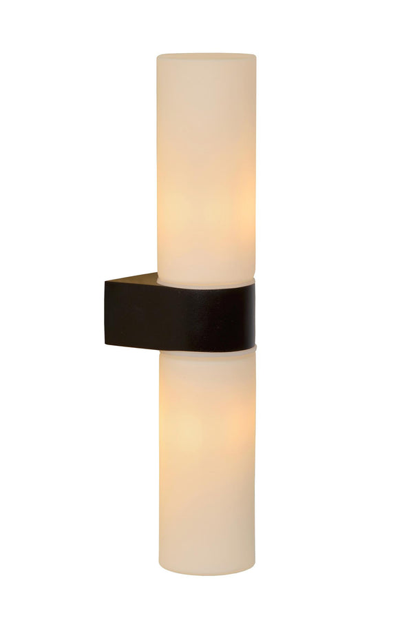 Lucide JESSE wandlamp voor de badkamer 2 × G9, IP44, zwart