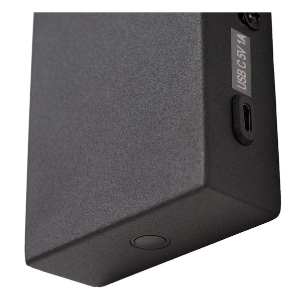 Lucide ALEC dimbare LED-wandspot met 3 dimstanden, G9, 3 W, zwart