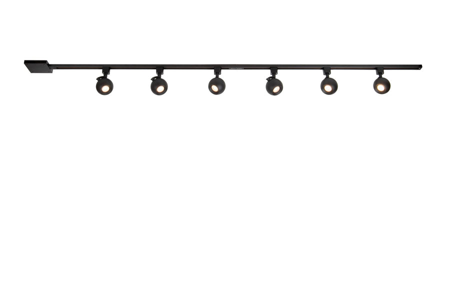 Lucide TRACK Startset railsysteem 2 m, zwart