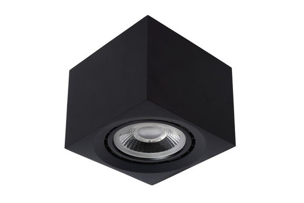 Lucide FEDLER dimbare LED-plafondspot GU10, 12 W, 2200–3000 K, zwart