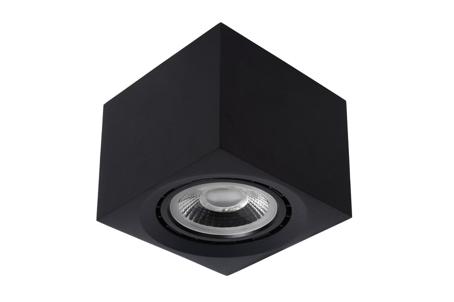 Lucide FEDLER dimbare LED-plafondspot GU10, 12 W, 2200–3000 K, zwart