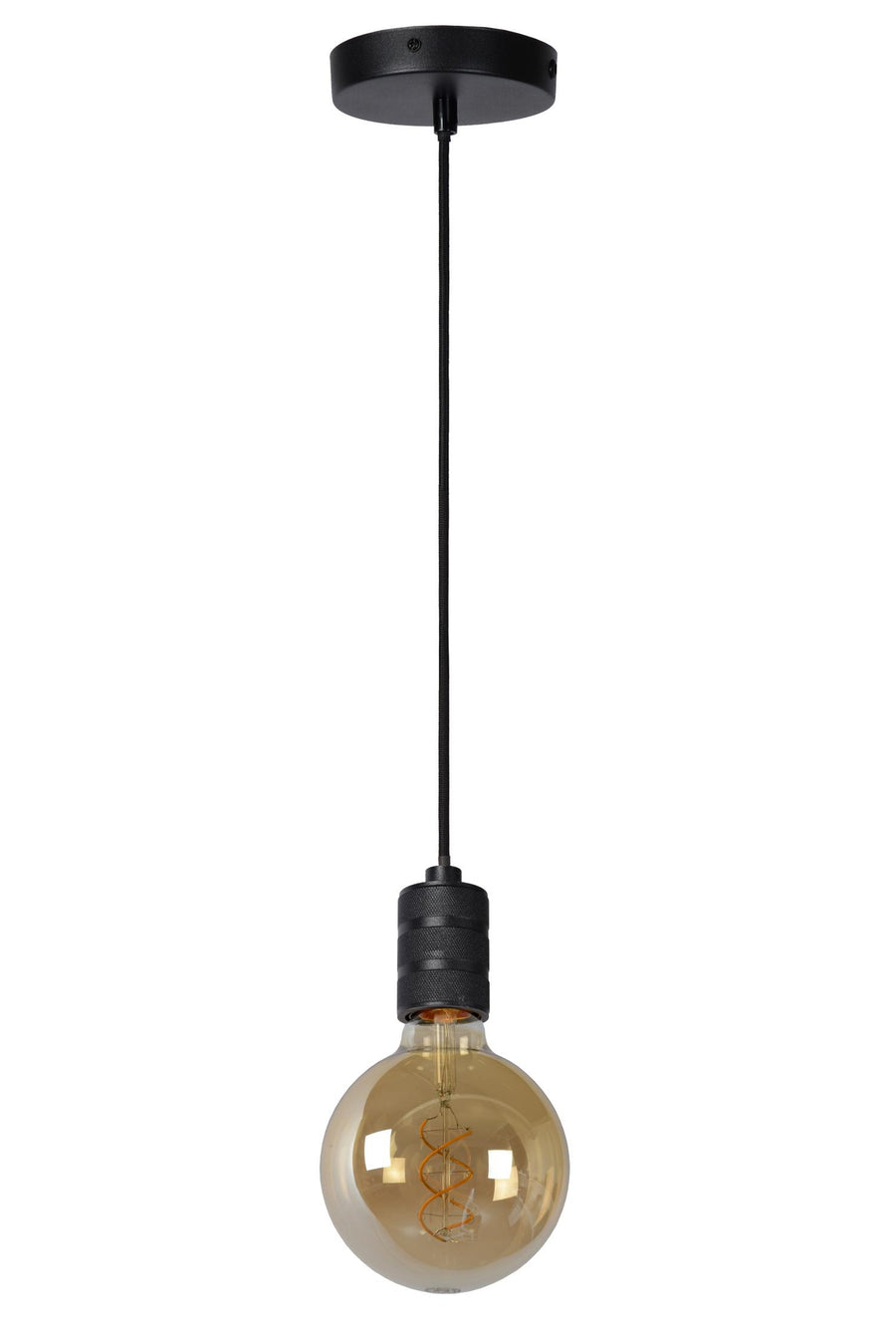 Lucide JOVA hanglamp Ø 10 cm, E27, zwart