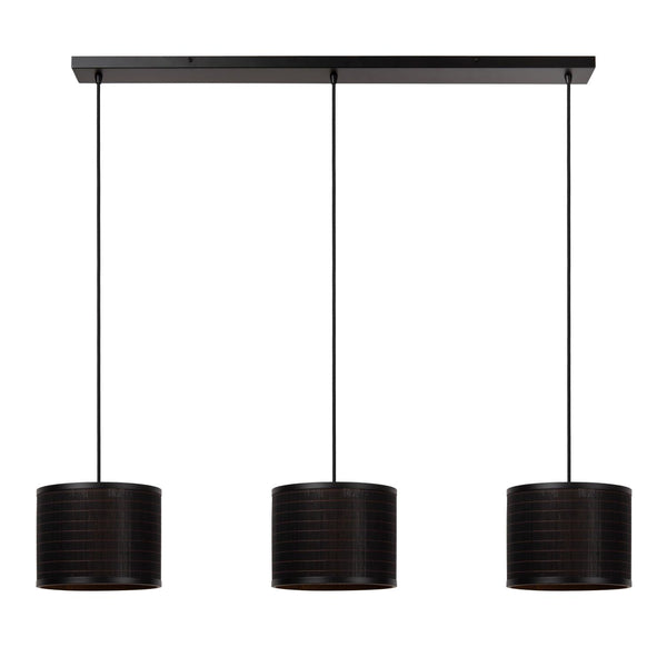 Lucide TAGALOG hanglamp Ø 40 cm, 3 × E27, zwart