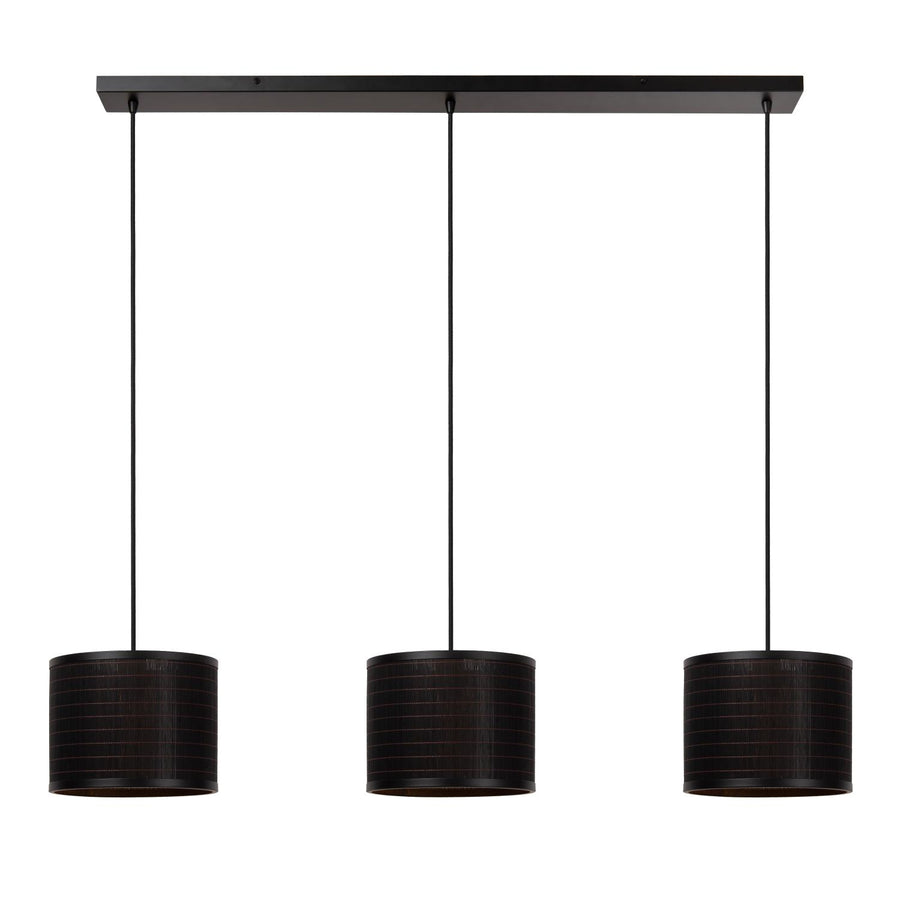 Lucide TAGALOG hanglamp Ø 40 cm, 3 × E27, zwart