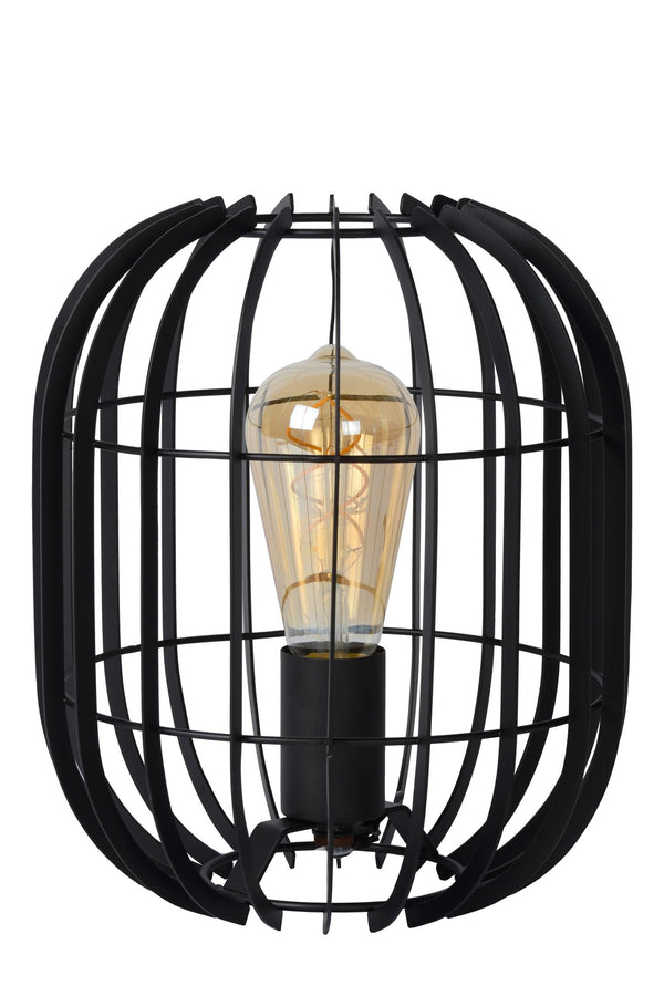 Lucide REDA tafellamp Ø 22 cm, E27, zwart