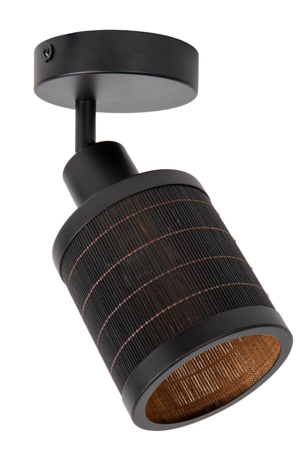 Lucide TAGALOG plafondspot Ø 10 cm, E27, zwart
