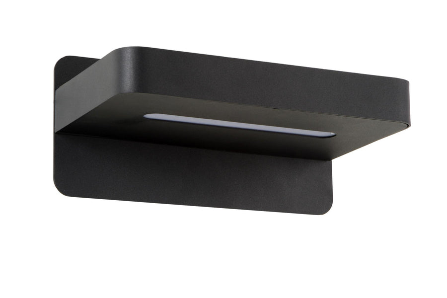 Lucide ATKIN LED-nachtlampje met USB-poort, 6 W, zwart