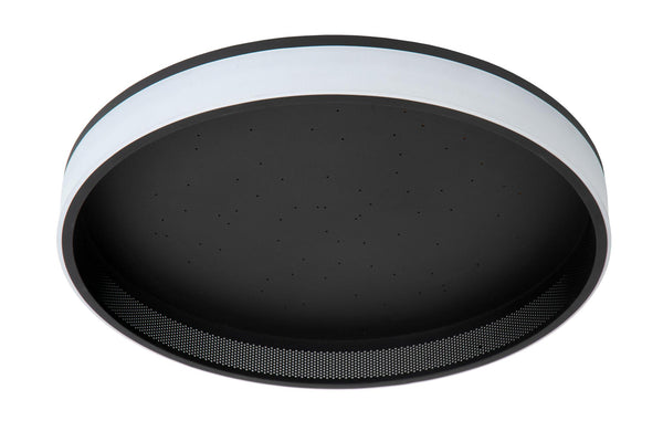Lucide ESTREJA dimbare LED-plafondlamp met 3 dimstanden, Ø 40 cm, 2500–3000 K, zwart