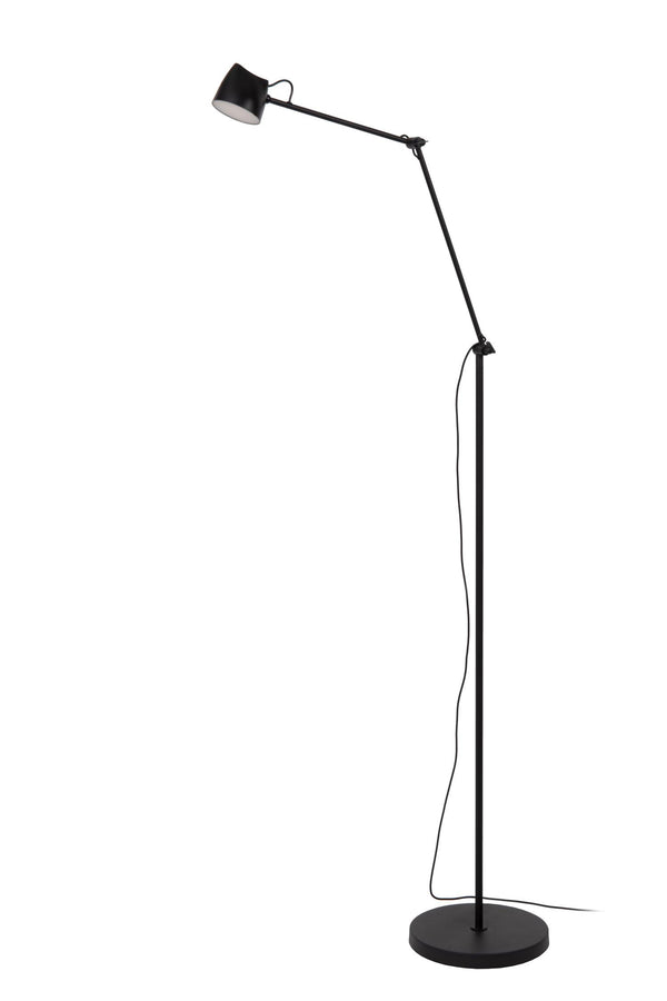 Lucide MILNE dimbare LED-vloerlamp 8 W, zwart