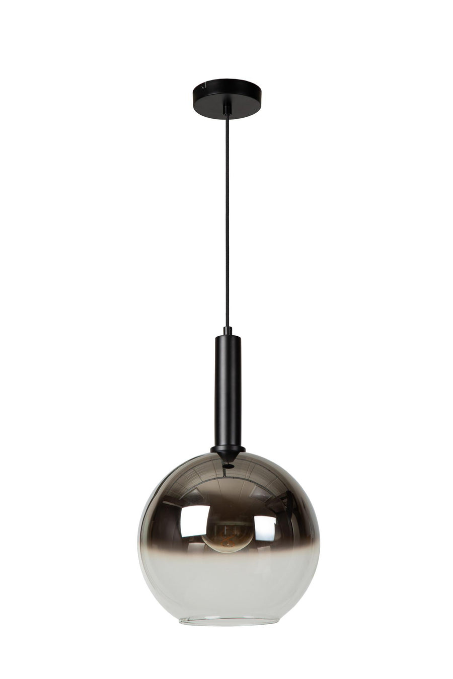 Lucide MARIUS hanglamp Ø 30 cm, E27, zwart