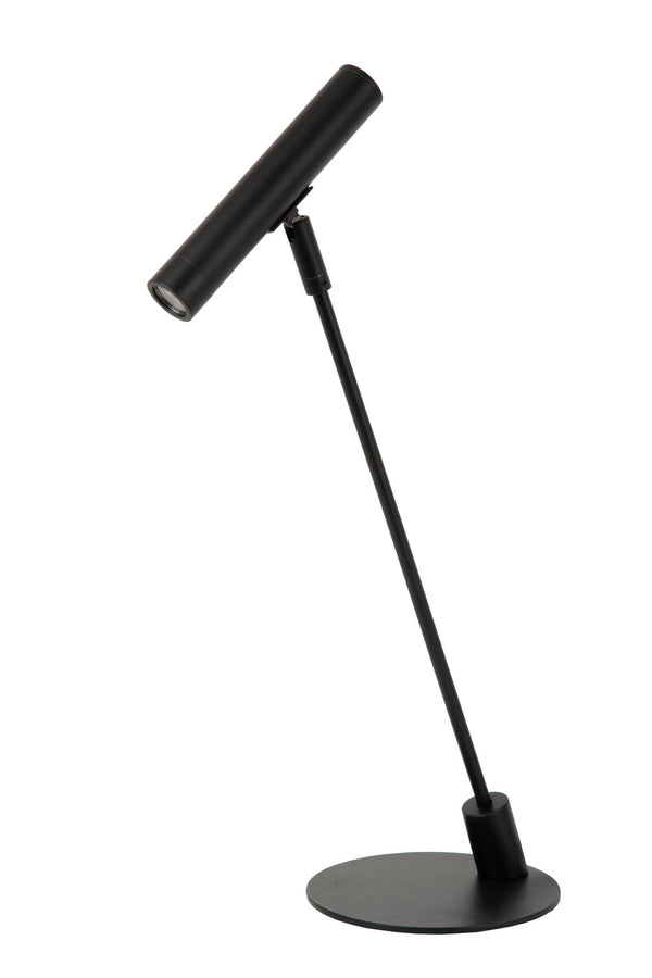 Lucide ALEC dimbare LED-bureaulamp met 3 dimstanden, 3 W, zwart