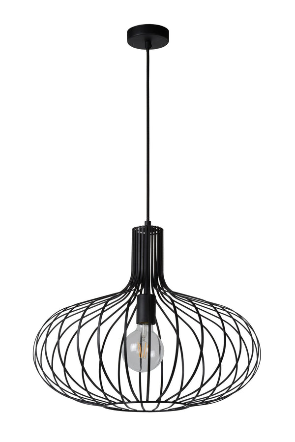 Lucide MANUELA hanglamp Ø 50 cm, E27, zwart