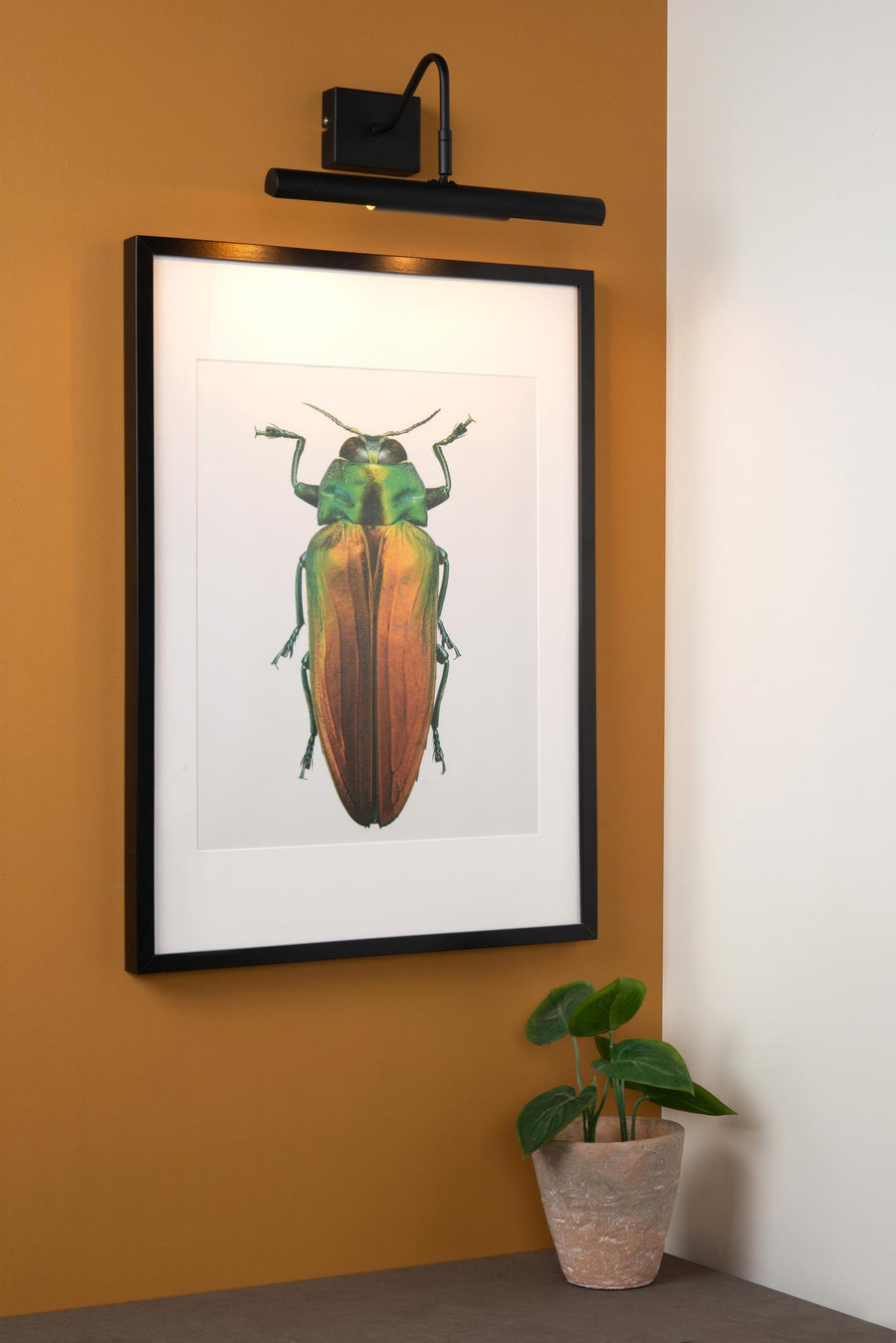 Lucide VINZ schilderijlamp 2 × G9, zwart
