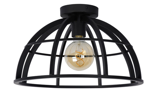 Lucide DIKRA plafondlamp E27, zwart