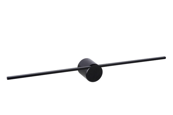 Lucide MIZAR LED-wandlamp voor de badkamer 6 W, IP44, zwart