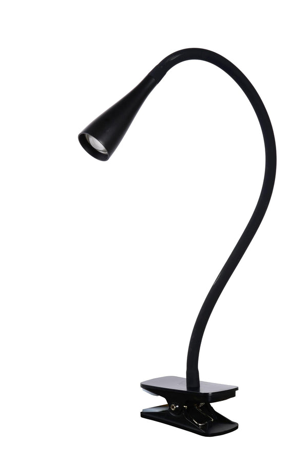 Lucide ZOZY dimbare LED-klemlamp met 3 dimstanden, 4 W, zwart