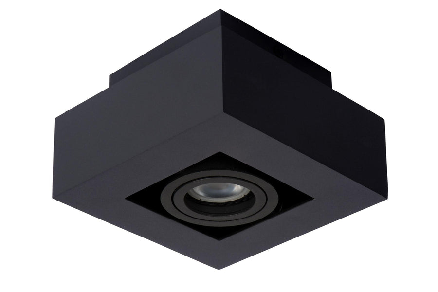 Lucide XIRAX dimbare LED-plafondspot GU10, 5 W, 2200–3000 K, zwart