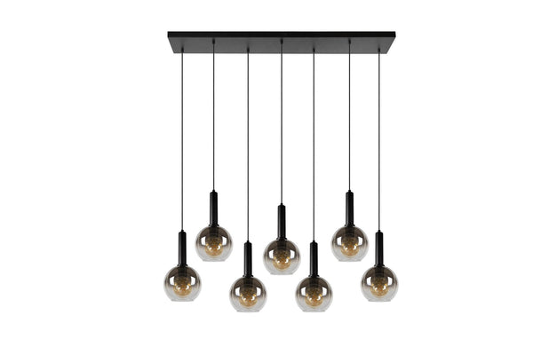 Lucide MARIUS hanglamp 7 × E27, zwart