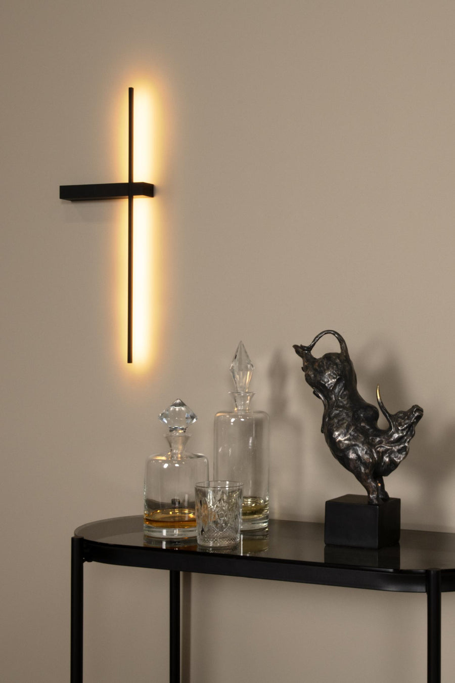 Lucide SEGIN LED-wandlamp 6 W, zwart