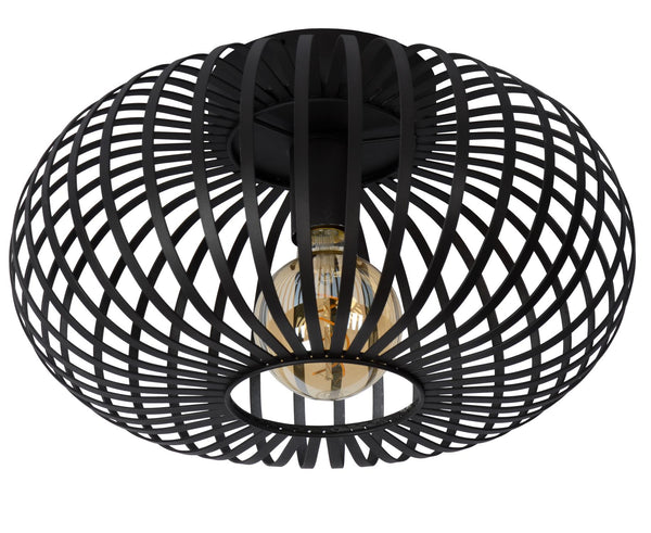 Lucide MANUELA plafondlamp Ø 39,5 cm, E27, zwart