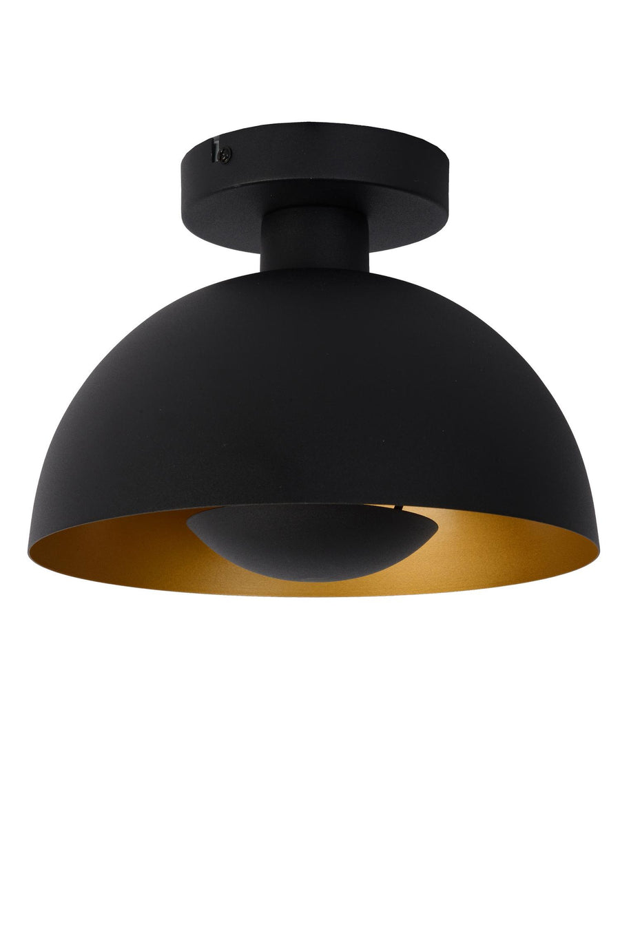 Lucide SIEMON plafondlamp Ø 25 cm, E27, zwart