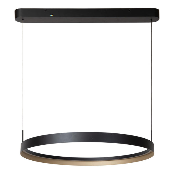 Lucide RADIANT dimbare LED-hanglamp 60 W, 2200–3000 K, zwart