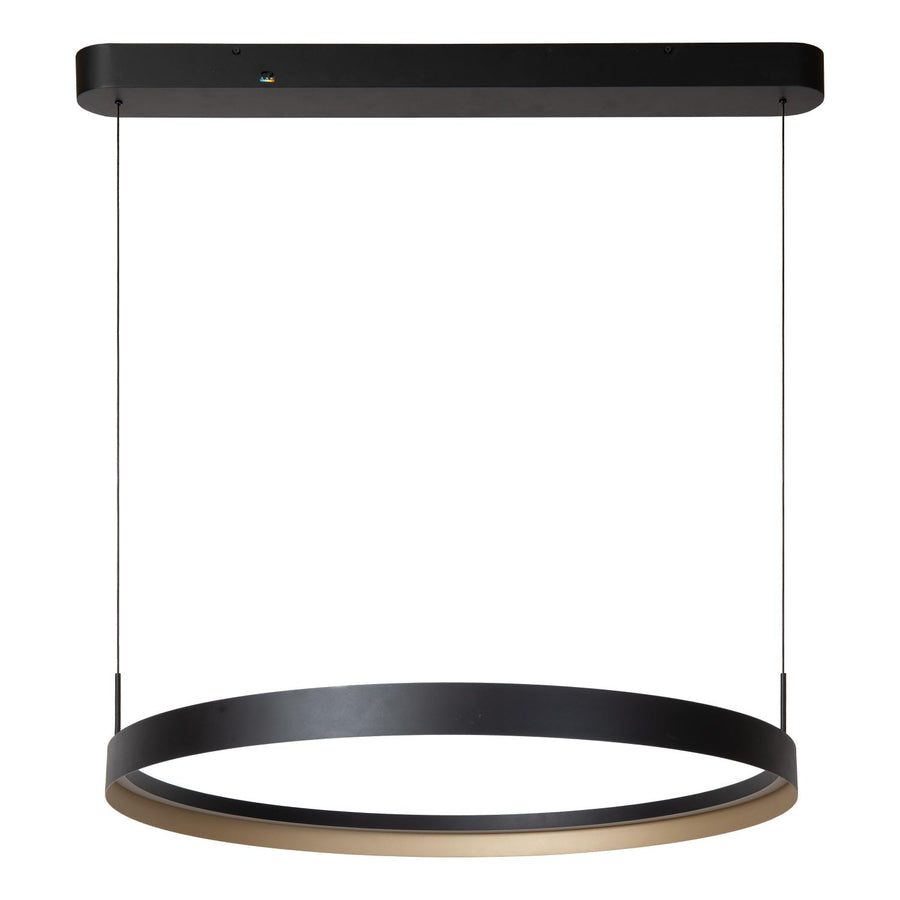 Lucide RADIANT dimbare LED-hanglamp 60 W, 2200–3000 K, zwart
