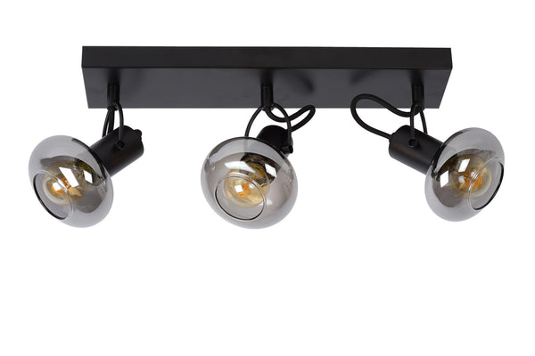 Lucide MADEE plafondspot 3 × E14, zwart