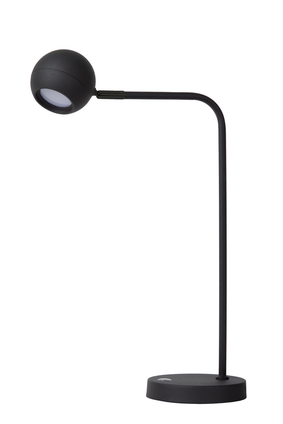 Lucide COMET oplaadbare LED-bureaulamp met 3 dimstanden, 3 W, zwart