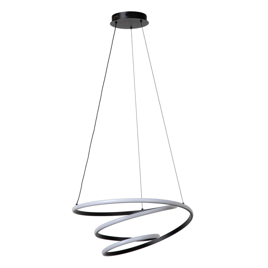 Lucide ESPIRAL dimbare LED-hanglamp 40 W, 2700–4000 K, zwart