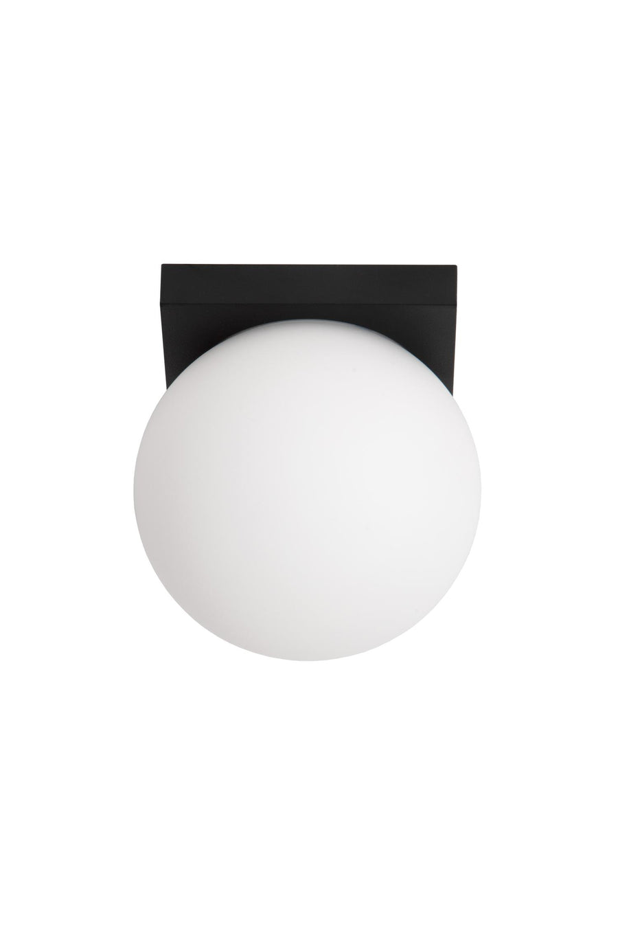 Lucide TASSA dimbare LED-plafondlamp voor de badkamer Ø 13,5 cm, 12 W, IP40, 1800–3000 K, zwart