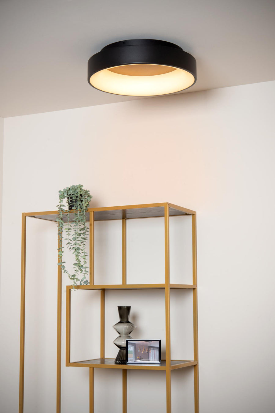 Lucide MIRAGE dimbare LED-plafondlamp Ø 45 cm, 33 W, zwart
