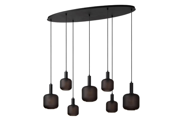 Lucide ELOISE hanglamp 7 × E27, zwart