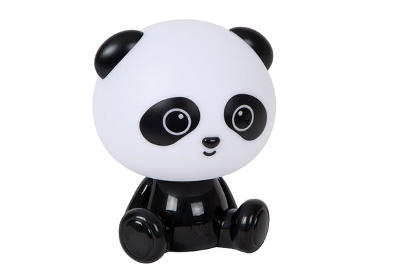 Lucide DODO PANDA LED-nachtlampje voor kinderen met 3 dimstanden, 3 W, zwart