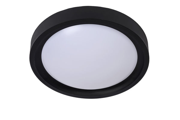 Lucide LEX plafondlamp Ø 33 cm, 2 × E27, zwart