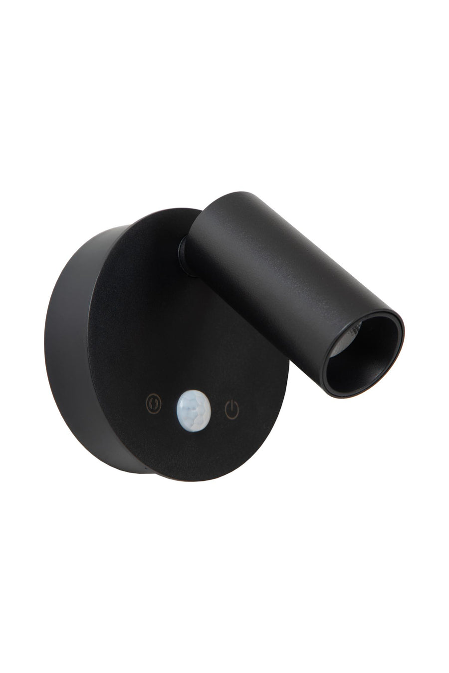 Lucide TONI oplaadbare LED-wandspot met dimfunctie en bewegingssensor Ø 8,1 cm, 2 W, 2700–4000 K, zwart
