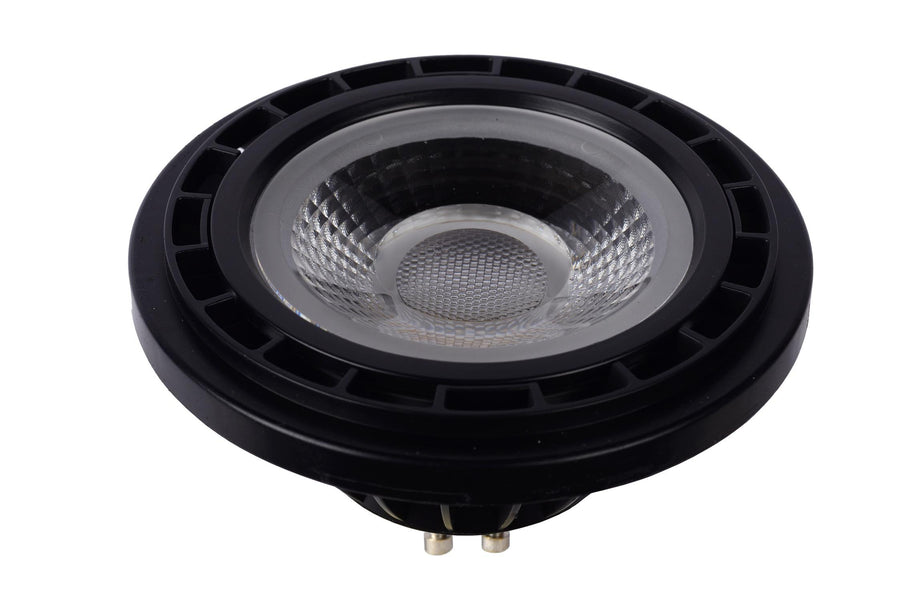 Lucide ES111 dimbare LED-lamp GU10 Ø 11 cm, 12 W, 2200–3000 K, zwart