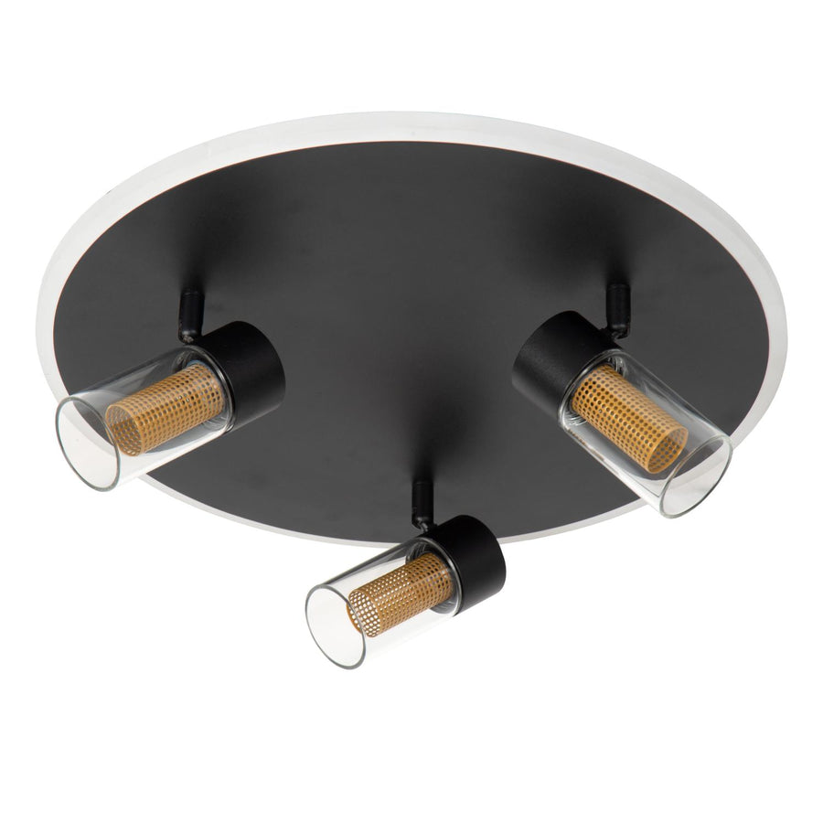 Lucide EVERINA dimbare LED-plafondlamp Ø 40 cm, 2200–6500 K, zwart