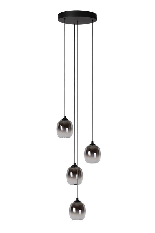 Lucide TAMINO dimbare LED-hanglamp Ø 36 cm, 4 × 5,2 W, zwart