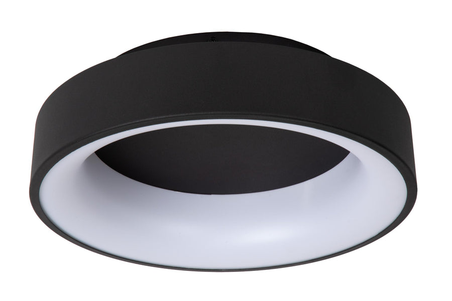 Lucide MIRAGE dimbare LED-plafondlamp Ø 38 cm, 22 W, zwart