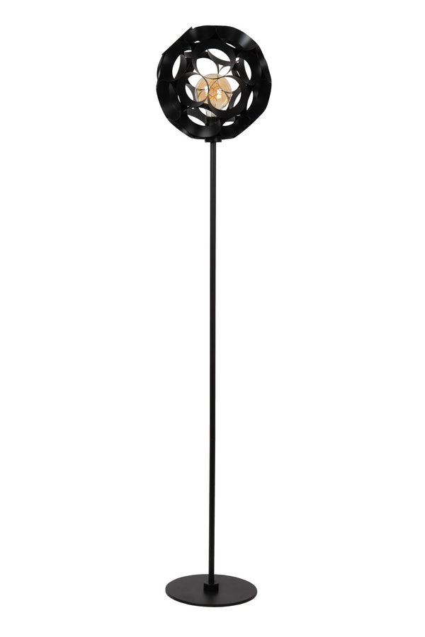 Lucide HANNELORE vloerlamp Ø 30 cm, E27, zwart