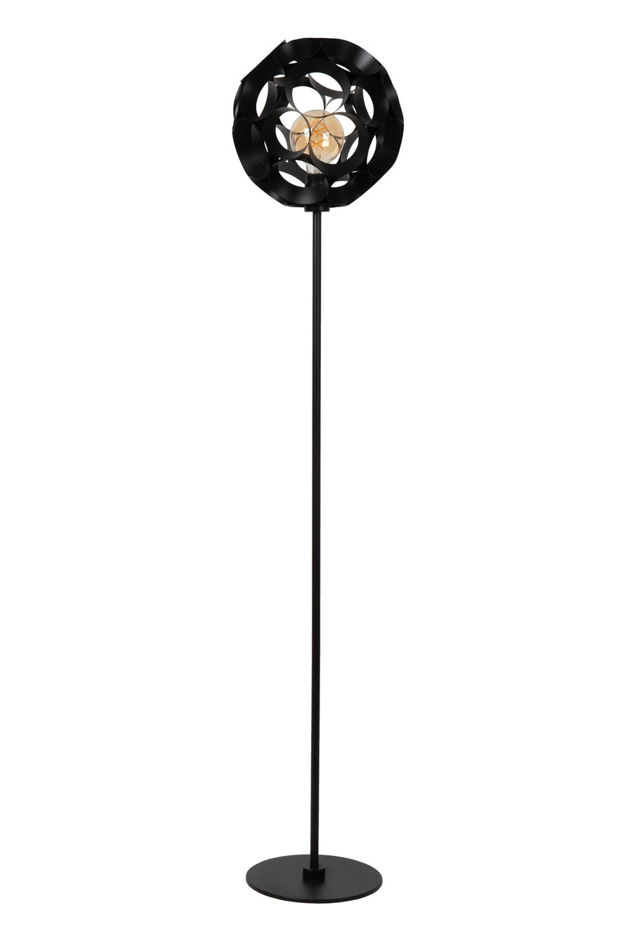 Lucide HANNELORE vloerlamp Ø 30 cm, E27, zwart