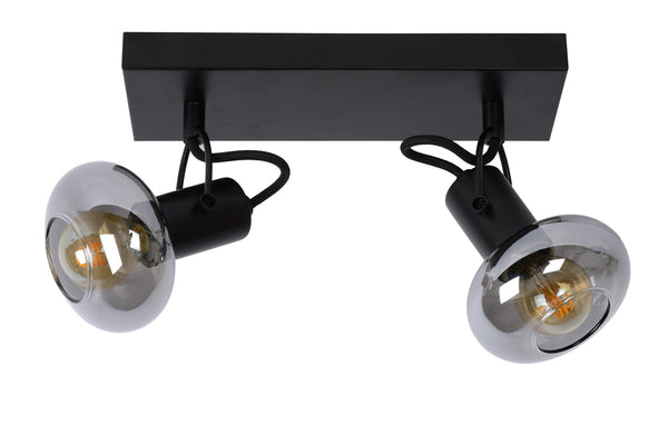 Lucide MADEE plafondspot 2 × E14, zwart