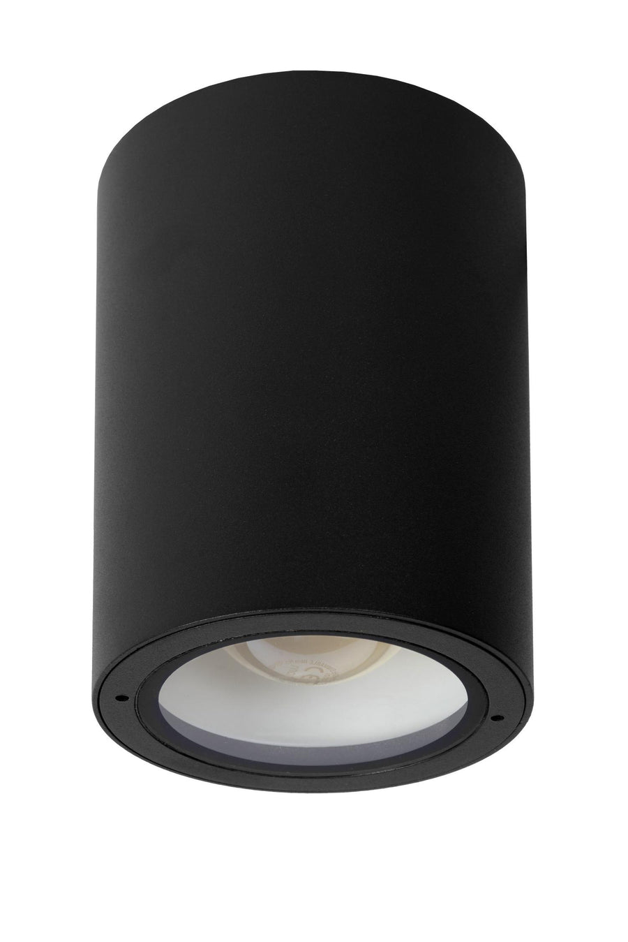 Lucide VOLANTIS plafondspot voor binnen en buiten Ø 10,8 cm, E27, IP54, zwart