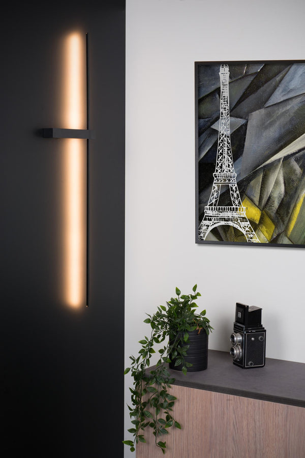 Lucide SEGIN LED-wandlamp 10 W, zwart